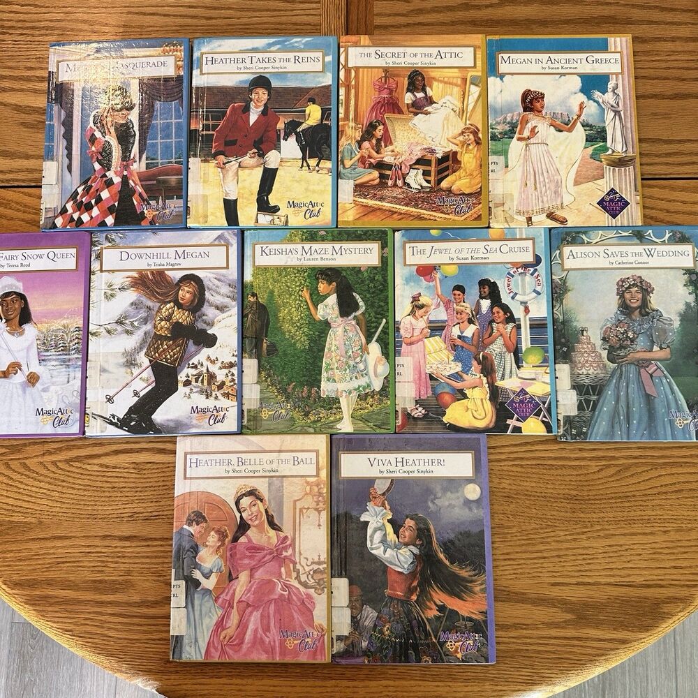 Girls Chapter Book Lot Magic Attic Club Fantasy Adventure 90s FIRST EDITION